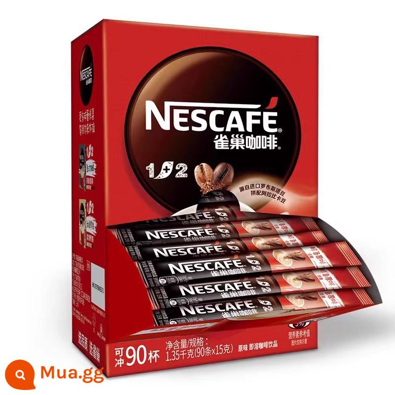 【Ngày Tết】Cà phê sữa xay nguyên chất Nestlé 1+2 Cà phê hòa tan ba trong một 90*15g - Hương vị gốc 90 miếng*1 hộp