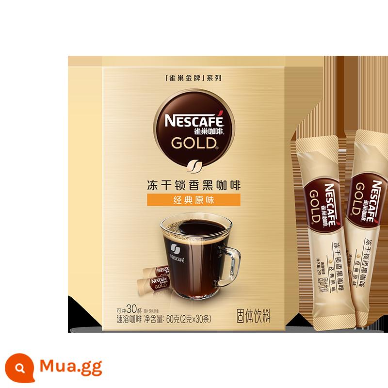 [Cửa hàng Flagship] Cà phê Nestle Gold Classic Small Gold Bar Hương vị nguyên bản Vị mới xay Hương vị Đông khô ở nhiệt độ thấp Thanh riêng lẻ - [Một cốc mỗi ngày] Cà phê vàng miếng nhỏ (30 thanh)