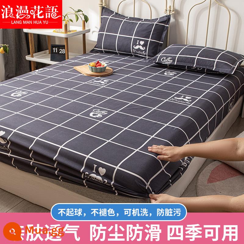 Ga trải giường cố định một mảnh cotton giặt sạch chống trượt ga trải giường Simmons bao gồm tấm ga trải giường bảo vệ chống bụi - Thoải mái - Nên lấy hai mảnh và thay đổi chúng