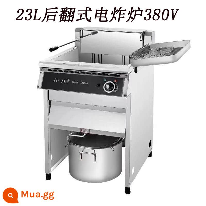 Marupin/Nồi chiên Marupin/Yanghan/Lò chiên gà thương mại Chảo dầu Gas Zhengxin Chicken Chop Fryer - Nồi chiên điện quay ngược 23L 380V