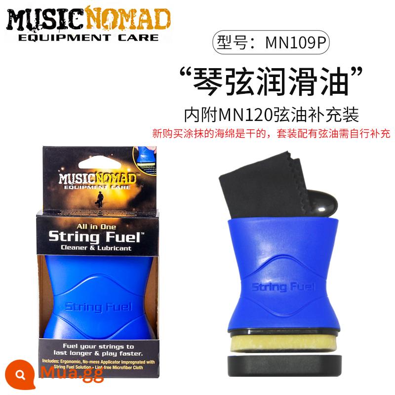 MusicNomad dây đàn guitar tông đơ cổ đầu dây chăm sóc và bảo trì dụng cụ chỉnh cờ lê dây chống gỉ dầu - MN109P [Dầu bôi trơn dây + Đổ đầy]