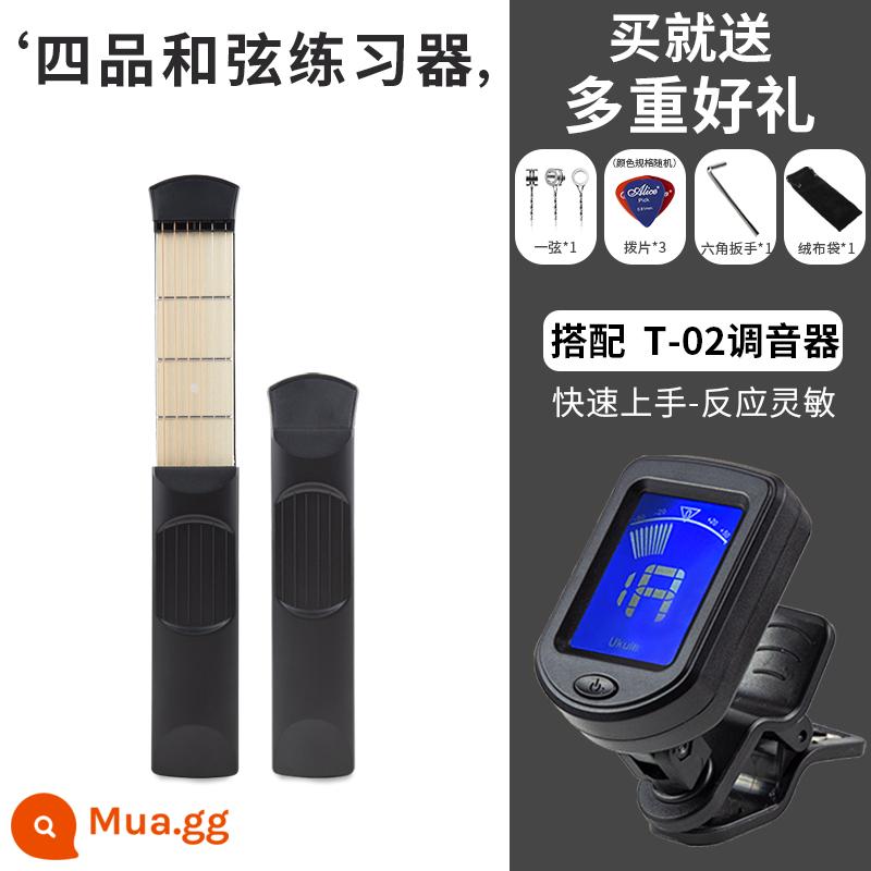 Đàn Guitar Thực Hành Bỏ Túi Đàn Guitar Di Động Tay Chuyển Đổi Hợp Âm Công Cụ Luyện Tập Ngón Tay Tăng Cường Ngón Tay Huấn Luyện - Phím thứ tư (quà tặng miễn phí) + bộ chỉnh đàn guitar