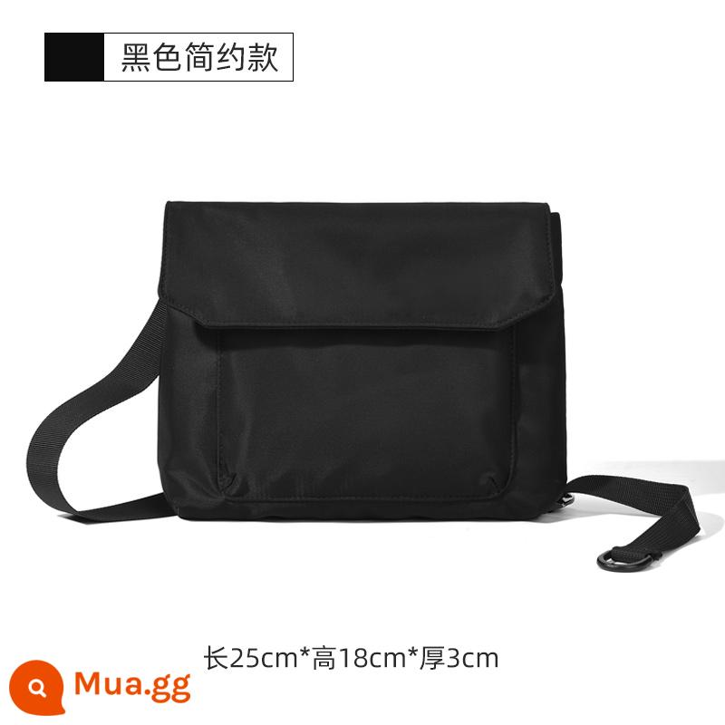 Yohji Kimura Túi Messenger Nam Túi Đeo Vai Hợp Thời Trang Nam Túi Satchel Mùa Hè Ba Lô Nhỏ Thương Hiệu Hợp Thời Trang Túi Nhỏ - Đen [kiểu đơn giản]