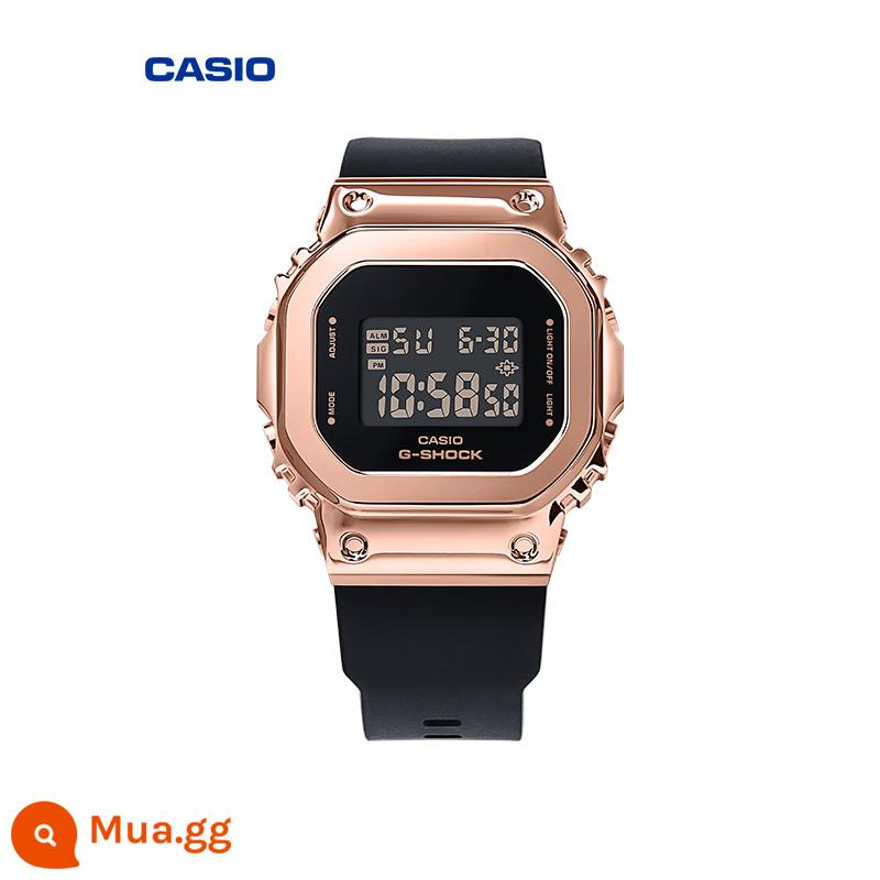 [Star same style] casio flagship store Đồng hồ mặt vuông nhỏ GM-5600 CASIOG-SHOCK - Mặt số nhỏ GM-S5600PG-1PR