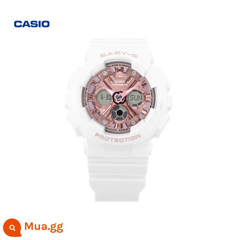 Cửa hàng hàng đầu của Casio BA-130 đồng hồ thể thao chống nước thời trang sinh viên nữ BABY-G chính hãng CASIO - BA-130-7A1PR