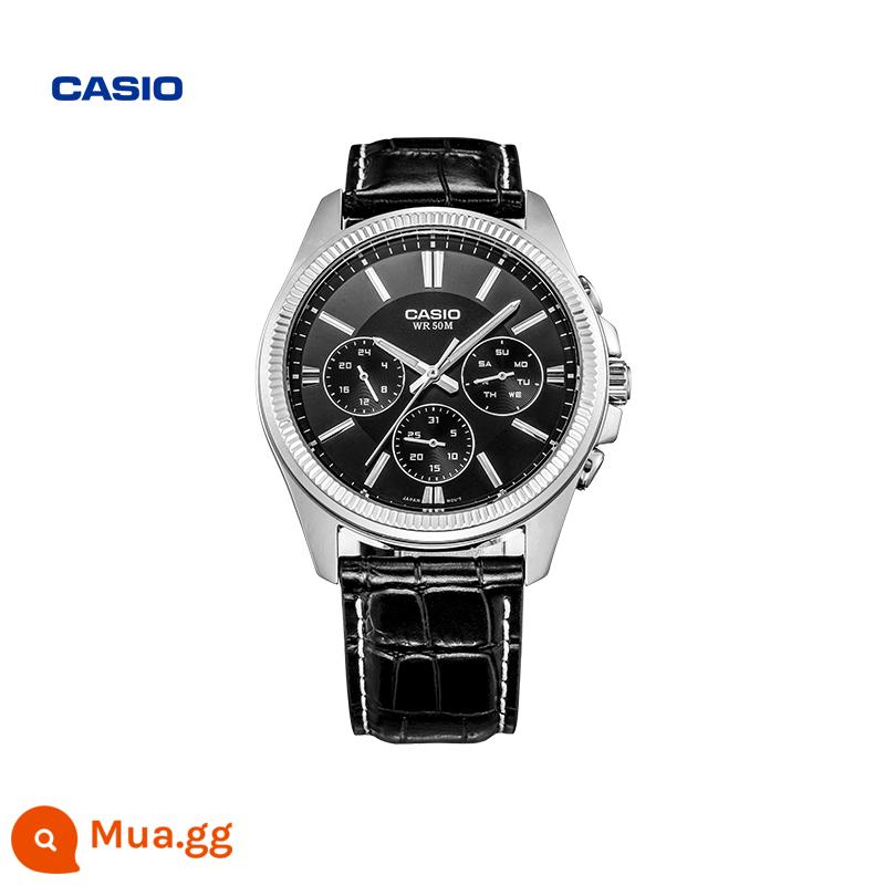 MTP-1375 casio flagship store con trỏ thạch anh không thấm nước xu hướng đồng hồ nam doanh nhân CASIO chính hãng chính hãng - MTP-1375L-1AVPF