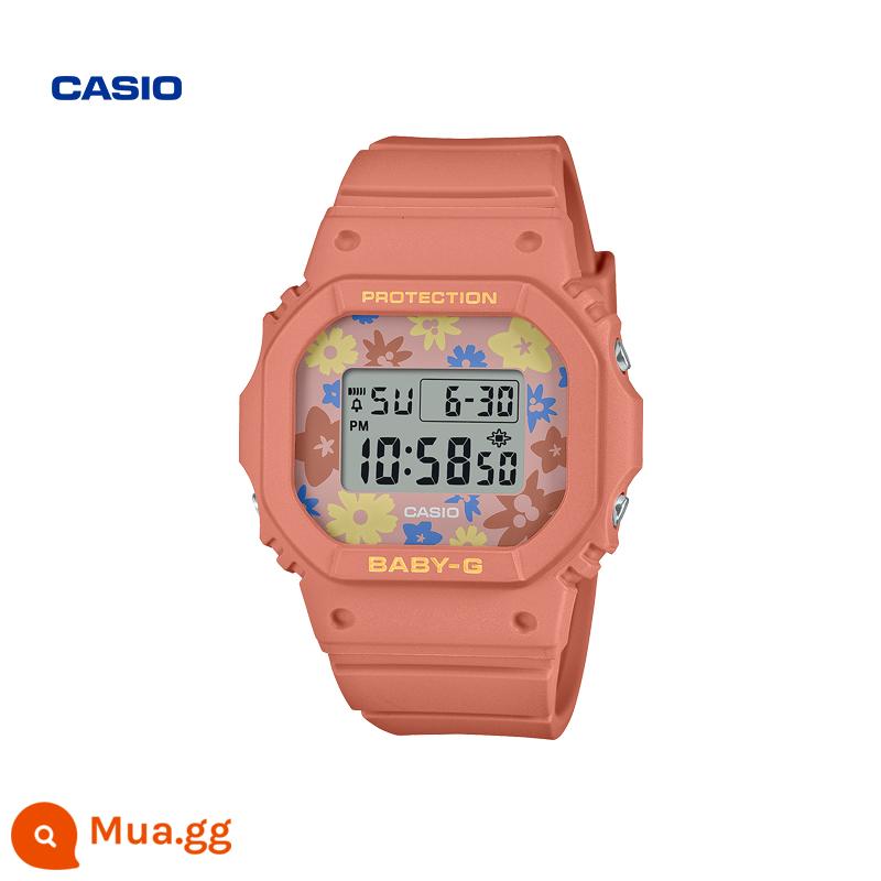 [Quà tặng] Cửa hàng hàng đầu casio BGD-565RP Đồng hồ nữ thể thao phong cách retro CASIO BABY-G - BGD-565RP-4PR