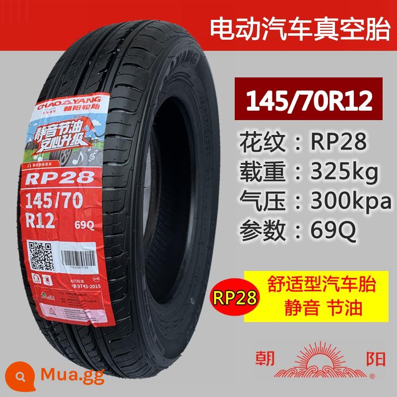 Lốp xe điện Zhengxin Chaoyang 135/145/155/165/175/60/70R12R13R14 lốp không săm - Lốp không săm Chaoyang 145/70R12 dày lên và chống mài mòn