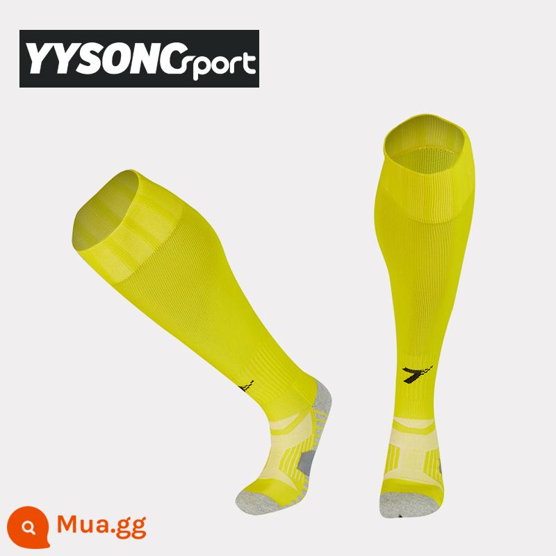 YY Xác Thực Tocksox Trong Nước Thần Tất Nam Chống Trơn Trượt Khăn Đáy Dài Trò Chơi Đào Tạo Đội Bóng Vớ - màu vàng