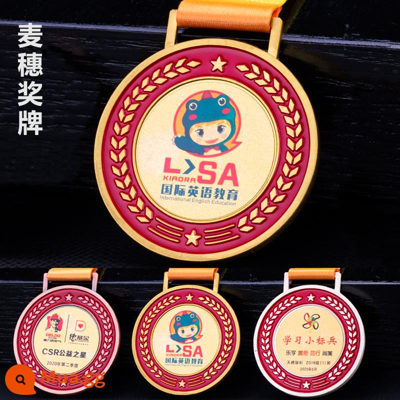 Huy chương pha lê tùy chỉnh trò chơi marathon bóng đá bóng rổ bóng bàn cầu lông kính kim loại nhỏ niêm yết tùy chỉnh - In hai mặt có thể xoay được huy chương Crown