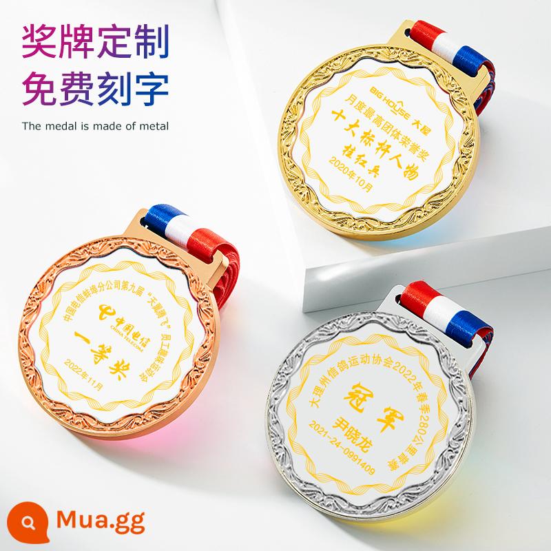 Huy chương pha lê tùy chỉnh trò chơi marathon bóng đá bóng rổ bóng bàn cầu lông kính kim loại nhỏ niêm yết tùy chỉnh - chữ hoa nhỏ