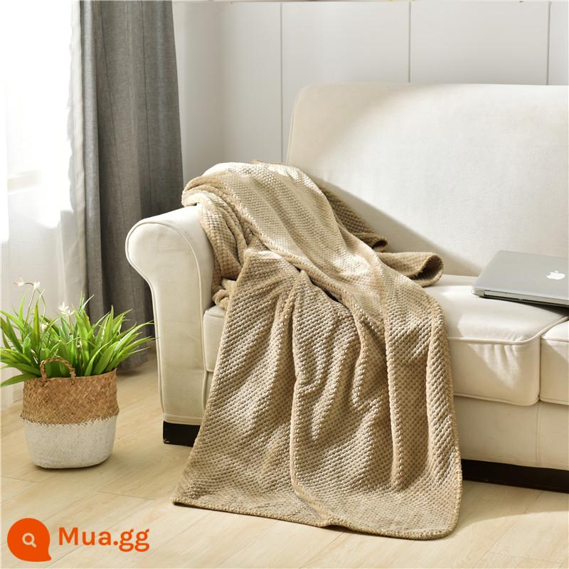 Chống Mèo Xước Ghế Sofa Tất Cả Bao Gồm Đa Năng Bốn Mùa Đa Năng Ghế Sofa Đệm Khăn Khăn Bao Chăn Sofa Vải - Lưới dứa-kaki