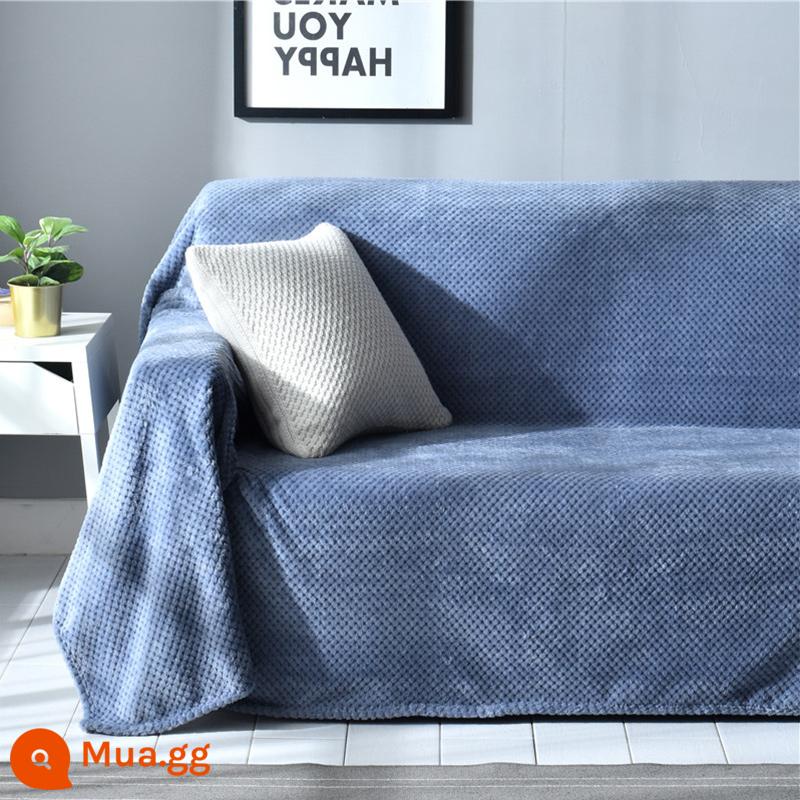 Chống Mèo Xước Ghế Sofa Tất Cả Bao Gồm Đa Năng Bốn Mùa Đa Năng Ghế Sofa Đệm Khăn Khăn Bao Chăn Sofa Vải - Lưới dứa - Yalan