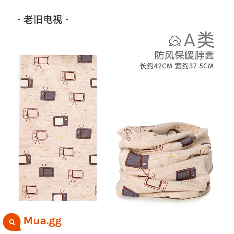 Jingqi Trẻ Em Khăn Choàng Mùa Đông Cho Bé Chống Gió Khăn Ấm Thu Đông Bé Trai Và Bé Gái Cotton Nguyên Chất Cho Bé Dễ Thương Quấn Cổ - tivi cũ