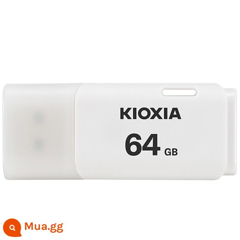 Kioxia U Disk 16g Falcon Series Ổ USB Flash Cá Tính Đơn Giản Văn Phòng Kinh Doanh Doanh Nghiệp Sáng Tạo Quà Tặng Chữ Sáng Tạo Logo - Kioxia 64G màu trắng [bao bì đơn giản]