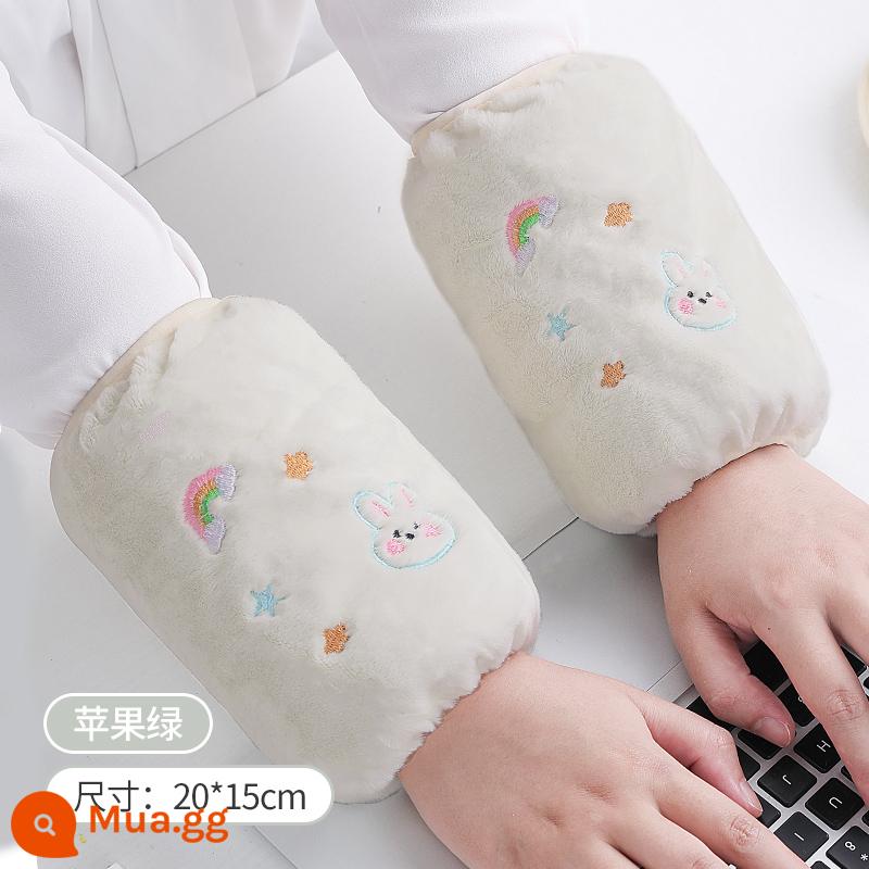 Tay áo nữ mùa thu đông ins triều làm việc dễ thương thời trang người lớn cá tính tay áo nam cotton nguyên chất tay ngắn tay áo - sữa