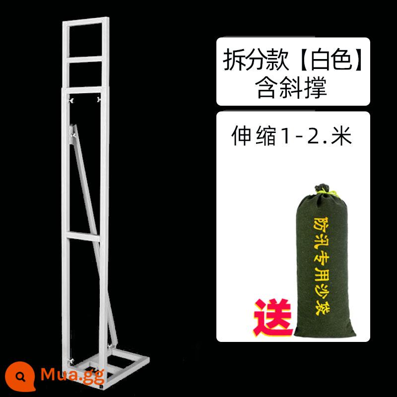 Đám cưới bảng kt khung sân khấu đám cưới bố trí nền trưng bày giá trưng bày sắt giá đỡ kệ hướng dẫn đường - Mô hình thông thường màu trắng 1-2 mét [nâng] mô hình hỗ trợ chéo