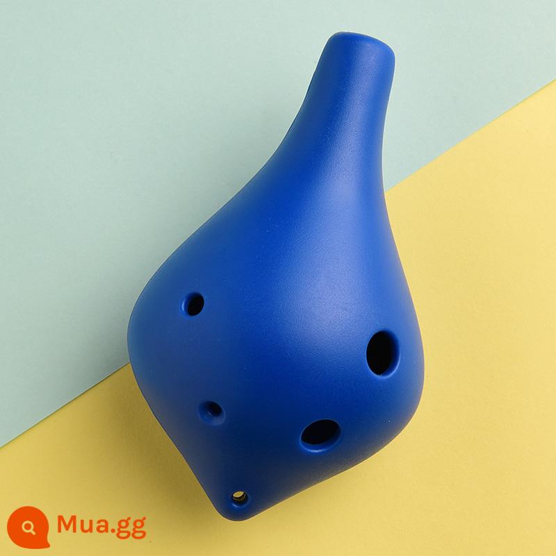 Ocarina 6 lỗ alto C-tune nhựa mới bắt đầu mục nhựa chống rơi 6 lỗ nhựa AC trẻ em học sinh trưởng thành nhạc cụ - Nhựa AC 6 lỗ cao cấp [xanh]