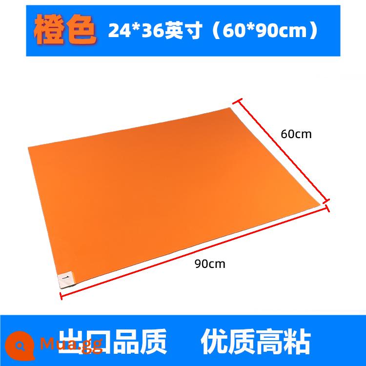 Bụi dính có thể xé chân đế Bụi dính 60*90 Bụi -Hội thảo phòng không có bụi - Cam 24*36 inch (60*90cm) bắt đầu từ mười bản