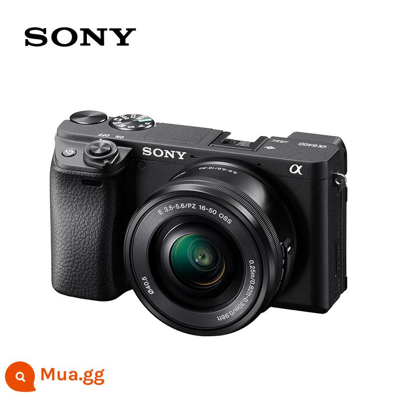 Bộ ống kính đơn tiêu chuẩn Sony/Sony ILCE-6400L (16-50mm) A6400 dành cho máy ảnh máy ảnh ống kính đơn micro - đen