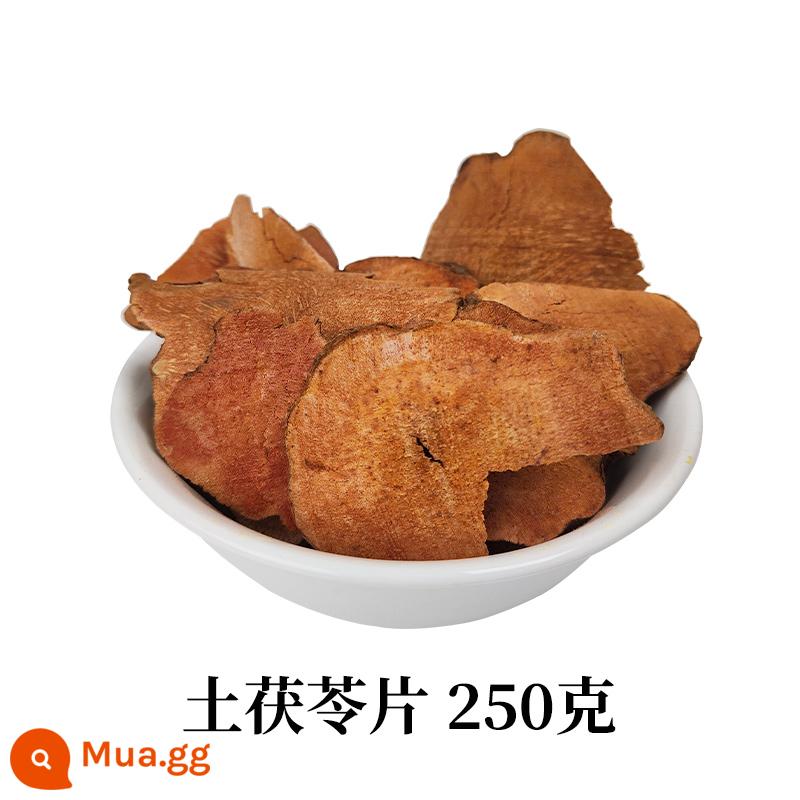 Vân Nam Poria cocos 500g cửa hàng hàng đầu chính hãng thảo dược Trung Quốc trắng Poria cocos bột trà Gorgon trái cây đất Fuling khối không khô tự nhiên - Smilax smilax 250g