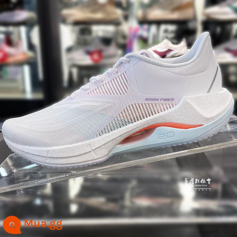 Giày chạy bộ Li Ning 2023 mới siêu nhẹ 20 cho nam và nữ Giày chạy bộ siêu nhẹ bằng lụa có độ đàn hồi cao ARBT001/002 - ARBT002-5 tiêu chuẩn nữ trắng/thủy