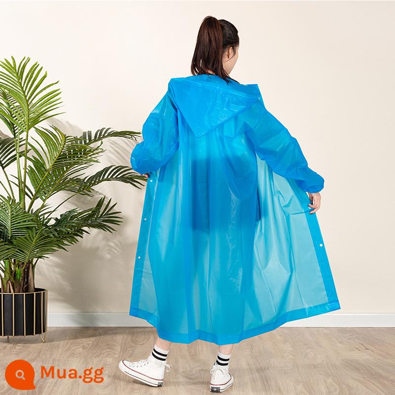 Đợt hàng. Áo mưa người lớn trẻ em dày dặn áo mưa di động nam nữ poncho ngoài trời phù hợp với LGO tùy chỉnh - Nhận xét màu sắc của EVA 100g