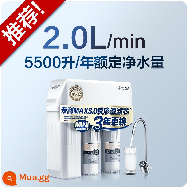 [Sản phẩm mới] Máy Lọc Nước AO Smith Máy Lọc Nước Uống Trực Tiếp Gia Đình Bộ Lọc Thẩm Thấu Ngược 2000S - [Mẫu nâng cấp] R2000BG1Wi