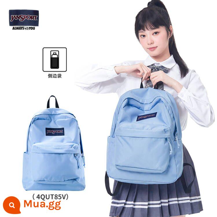 Cửa hàng hàng đầu Jansport 22 năm đàn ông và phụ nữ bùng nổ, gạo và phụ nữ - 4QUT85V-Chuông gió xanh tím (túi bên hông chai nước)