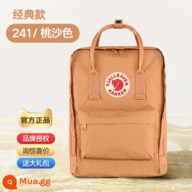 Chính Hãng Fjallraven Thụy Điển Cáo Bắc Cực Balo Nữ Mini Học Sinh Ba Lô Máy Tính Kanken Nam - 241 màu đào