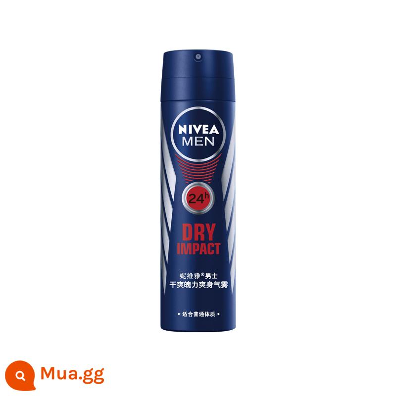 Nivea roll-on liquid antiperspirant dew dành cho nữ lăn nách nam hương thơm lâu nước hoa toàn thân dạng lăn dạng xịt khô hột mồ hôi toàn thân - Xịt Khô Power 150ml (Nam)