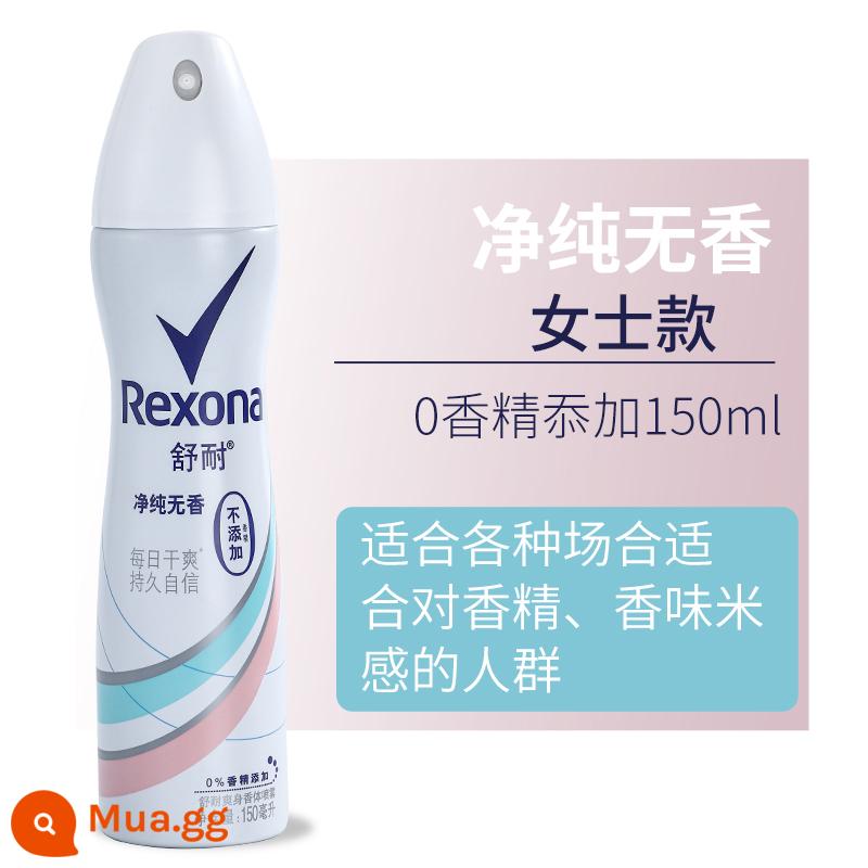 Xịt khử mùi Rexona thoải mái cho nữ hương thơm nhẹ nhàng lâu dài mới sảng khoái toàn thân khử mùi hôi nách Kem dưỡng thể khử mùi - Tinh khiết và không mùi 150ml