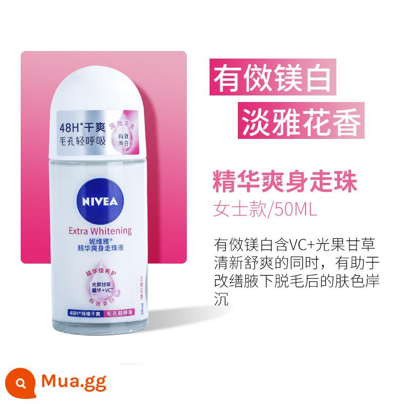 Nivea roll-on liquid antiperspirant dew dành cho nữ lăn nách nam hương thơm lâu nước hoa toàn thân dạng lăn dạng xịt khô hột mồ hôi toàn thân - Nivea Antiperspirant 50ml (Tinh chất làm dịu)