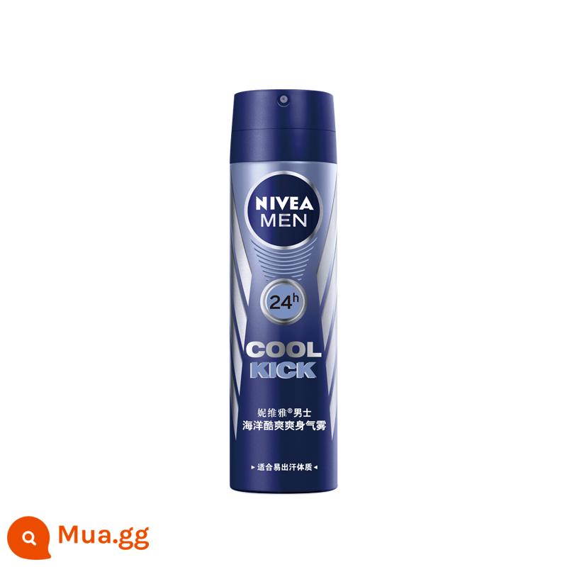 Nivea roll-on liquid antiperspirant dew dành cho nữ lăn nách nam hương thơm lâu nước hoa toàn thân dạng lăn dạng xịt khô hột mồ hôi toàn thân - Xịt Ocean Cool 150ml (Nam)