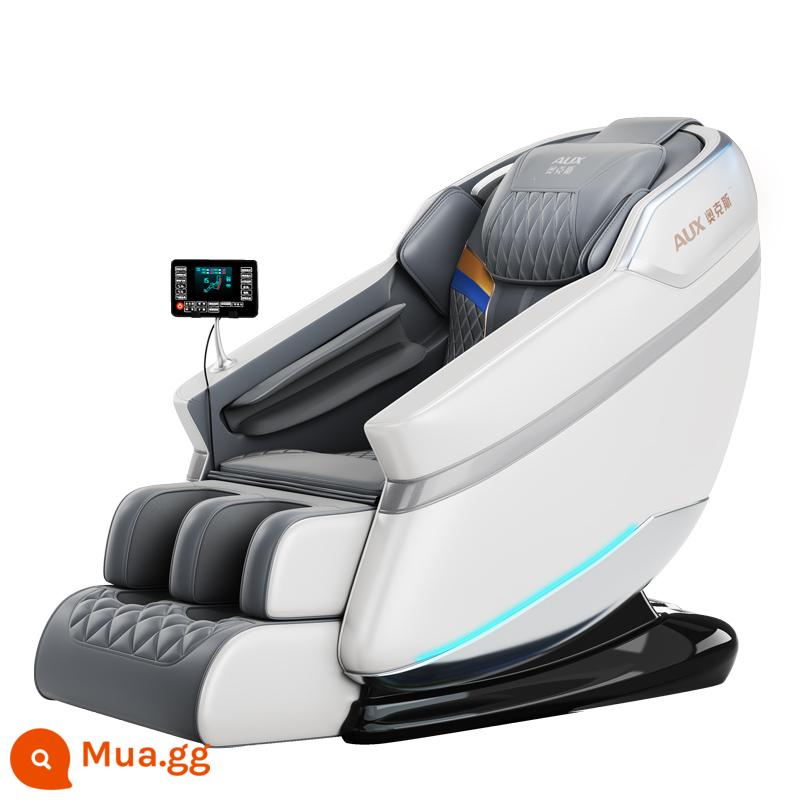 Oaks new SL ray dẫn hướng ghế massage tại nhà hoàn toàn tự động đa chức năng không gian sang trọng viên nang điện cho người già - màu xám bóng