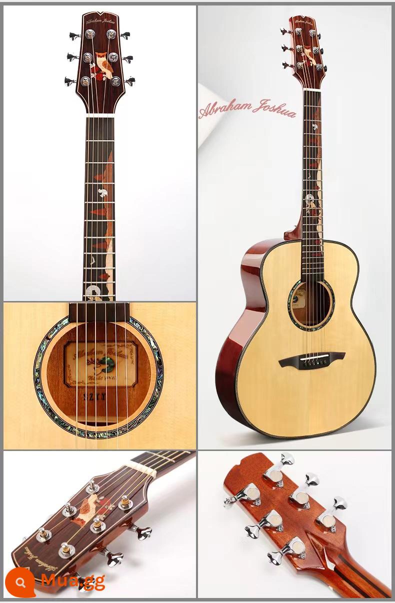 Abraham đàn guitar ngôn ngữ ngôi sao chúc đêm giữa biển sâu lãng mạn đầy veneer cộng với rung hộp điện nam nữ người mới bắt đầu - Đêm Hè 1.0mini♦36 inch