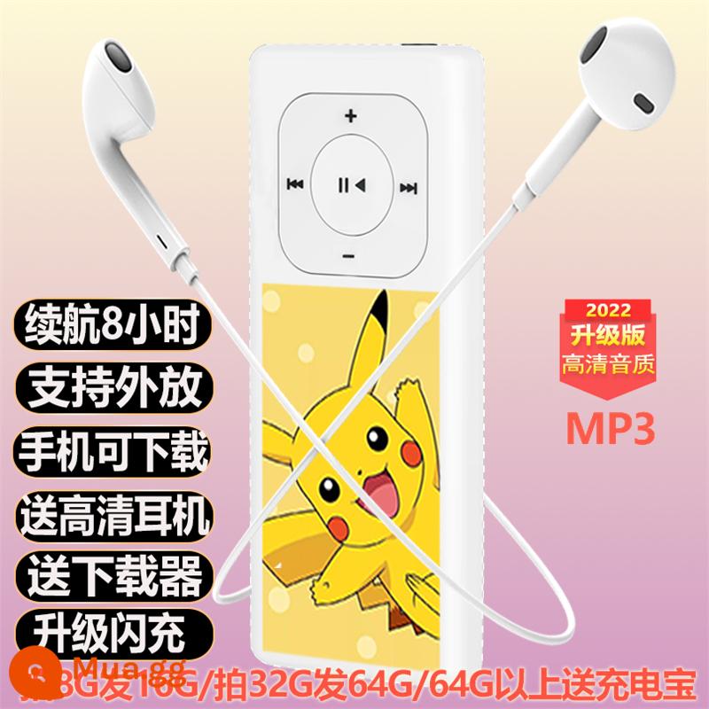 MP3 Walkman phiên bản học sinh nghe các bài hát tạo tác nhỏ nhạc tiếng Anh trường cấp 3 và các trường chuyên nghiệp khác với một máy nghe nhạc giúp tải các bài hát - 33Pica Chiu