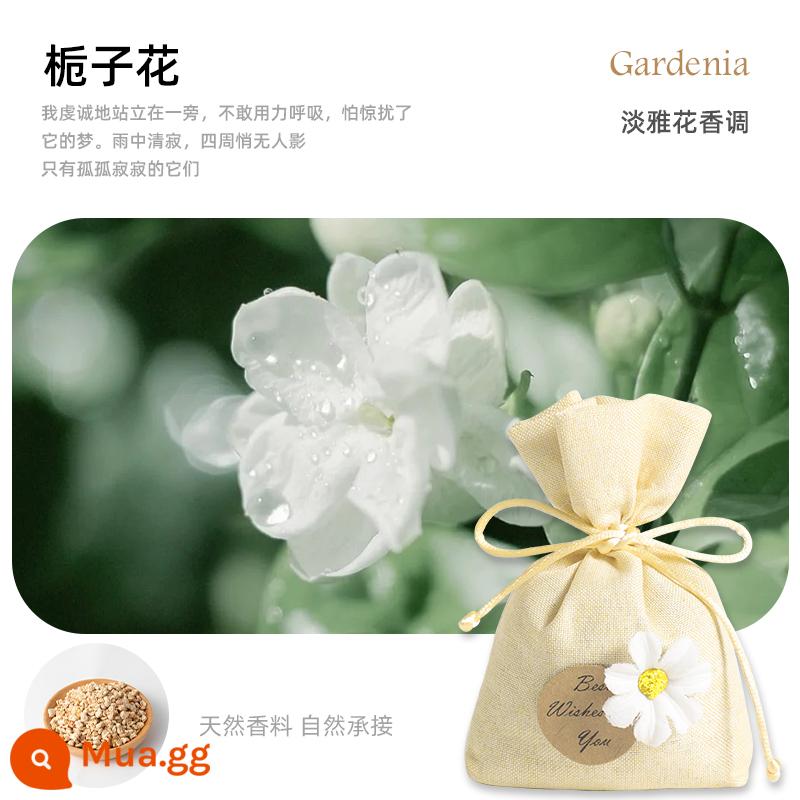 Cây dành dành thơm ô tô nước hoa ô tô ô tô khử mùi cao cấp gói mặt dây ô tô gói charm - Fresh Gardenia [2 gói] hương thơm khuếch tán để loại bỏ mùi hôi-hương thơm hoa nguyên bản-tươi mát