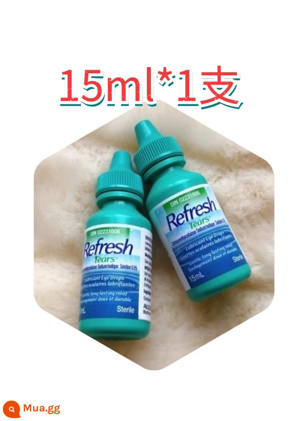 Spot 24 năm mua 4 tặng 1 Refresh Tears nước mắt nhân tạo thuốc nhỏ mắt computer family 15ml - Quân đội xanh