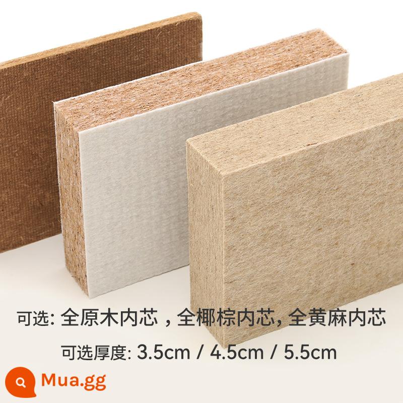 Sơn tatami phong cách Nhật Bản nệm đặt làm nệm tùy chỉnh cọ dừa tatami bạc gỗ bay sưởi ấm cửa sổ kang mat thảm trải sàn - Lõi bên trong nguyên chất Nhật Bản (gỗ tròn, dừa, đay)