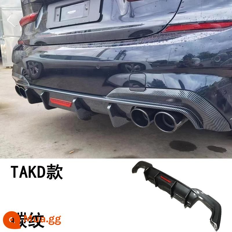 Thích hợp cho BMW 3 series mới sửa đổi môi sau bằng sợi carbon Môi sau G20G28325i môi sau bằng sợi carbon MP từ 20 đến nay - Mô hình mẫu carbon TAKD