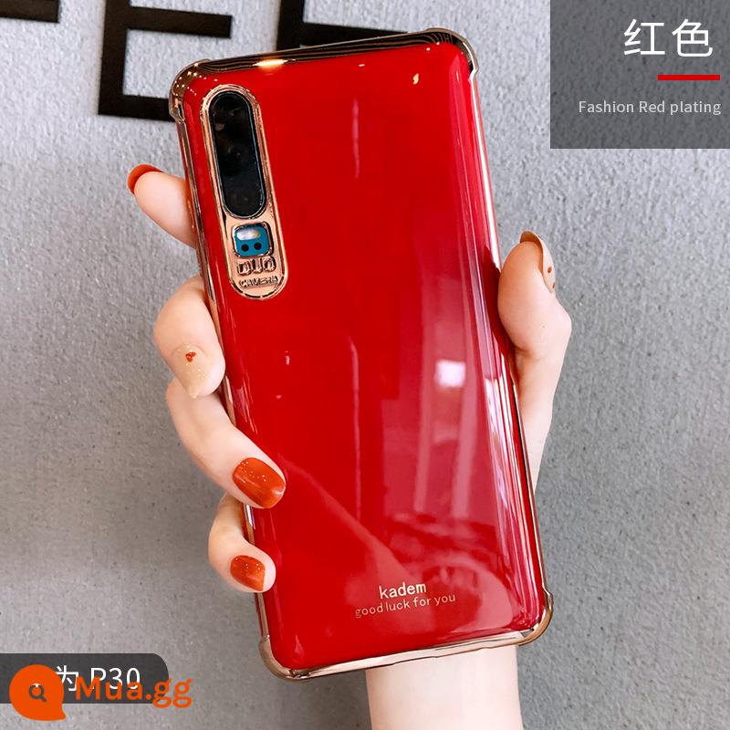 Thích hợp cho giao hàng bình thường trên vỏ bảo vệ điện thoại di động p30pro túi khí toàn diện chống rơi p30 vỏ bảo vệ silicon mềm 30pro - Trung Quốc đỏ