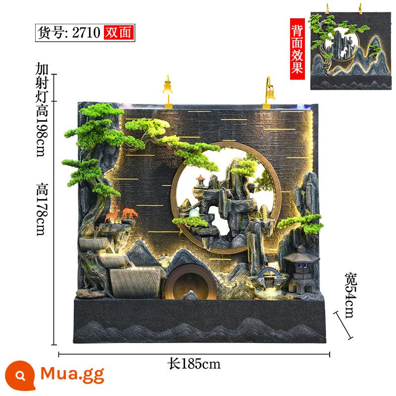 Đồi Rocked và Fountain Water Water Wall Wall - 2711 hai mặt 185*54*178CM