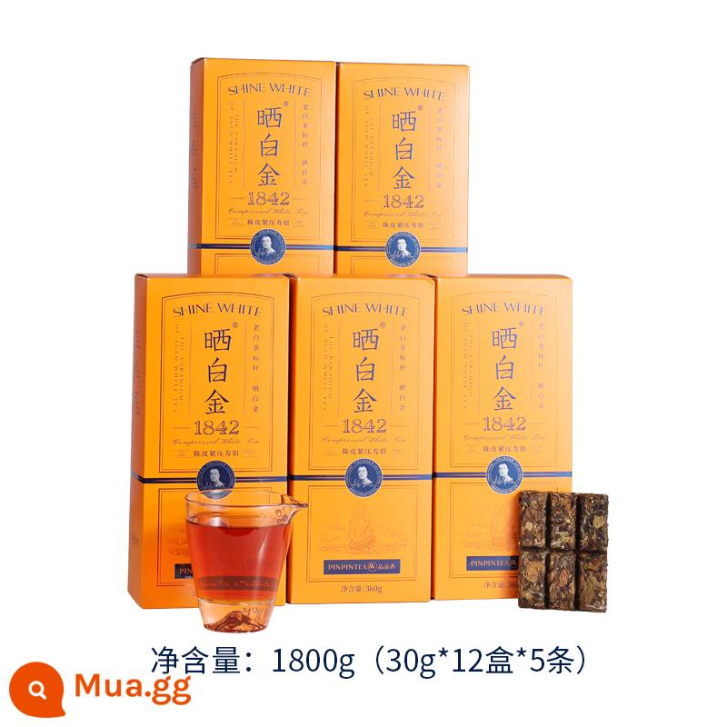 [Năm Tuổi] Trà Pinpinxiang Fuding Trà Trắng Phơi Nắng Bạch Kim Cũ Trà Trắng 1842 Vỏ Quýt Shoumei 360g - 1800g