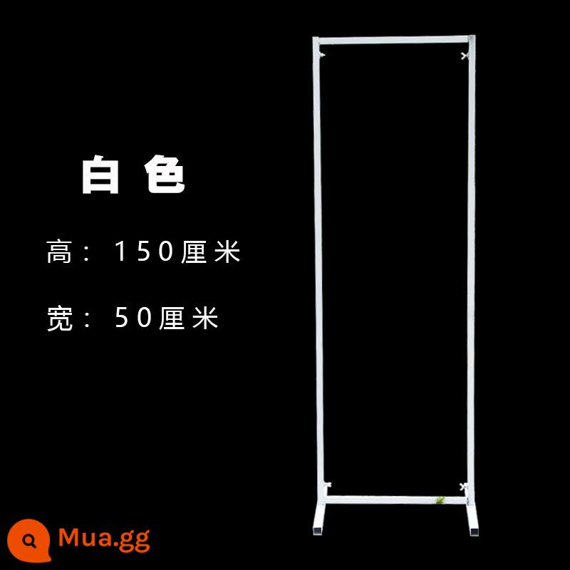 Đám cưới mới khung sắt rèn khung hình chữ nhật nền trang trí sân khấu đám cưới khung hình học khung vuông đường hướng dẫn trang trí nền - Chiều cao màu trắng 150-rộng 50
