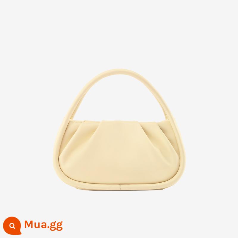 Janebag Túi Nôi Quà Tặng Ngày Của Mẹ Thích Hợp Sáng Sang Trọng Cao Cấp Di Động Túi Đi Lại Gấp Túi Cloud - màu vàng kem