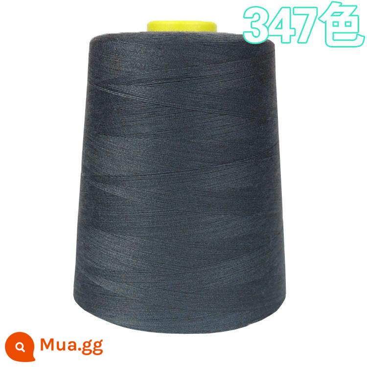 402 đường chỉ may cuộn lớn miễn phí vận chuyển máy may đường chỉ may phẳng đường chỉ chùa sợi đen trắng khoảng 8000 thước sợi polyester chủ đề - xám đậm 347