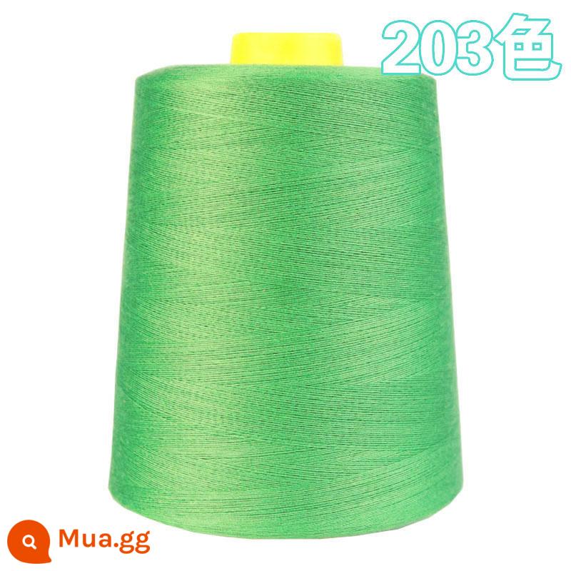 402 đường chỉ may cuộn lớn miễn phí vận chuyển máy may đường chỉ may phẳng đường chỉ chùa sợi đen trắng khoảng 8000 thước sợi polyester chủ đề - xanh nhạt 203