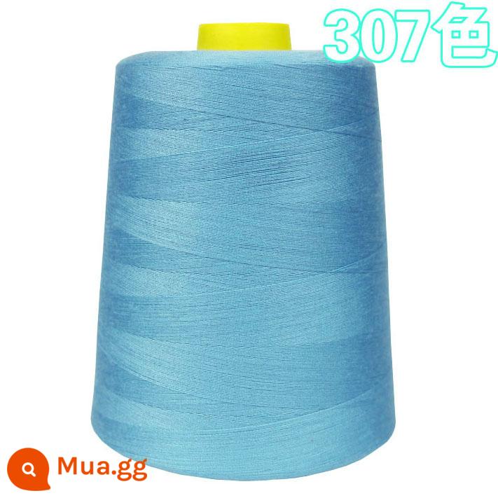 402 đường chỉ may cuộn lớn miễn phí vận chuyển máy may đường chỉ may phẳng đường chỉ chùa sợi đen trắng khoảng 8000 thước sợi polyester chủ đề - 307