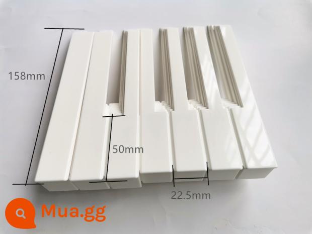 Phụ kiện đàn piano Xinrong Pearl River Đàn piano Yamaha Hàn Quốc Da phím trắng Đàn piano Jian Pi màu trắng 52 miếng - Bộ da chìa khóa trắng 50mm gồm 52 miếng